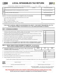 Form 200 Local Intangibles Tax Return and Instructions - Kansas ...