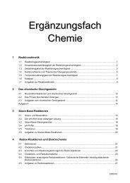 G8 Abituraufgaben Chemie Massenwirkungsgesetz A1/2 2 Bei ...