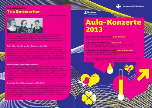 Aula-Konzerte - Kantonsschule Solothurn