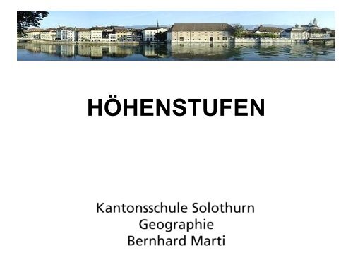 HÃHENSTUFEN