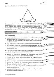 Page 1 Name: Quadratische Funktionen - Anwendungsaufgabe 1 m ...