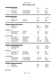 Siegerliste Herren 2012 - KreissportschÃ¼tzenverband Hameln ...