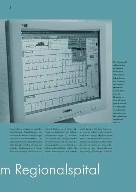 Jahresbericht 2004 - Kantonsspital Uri