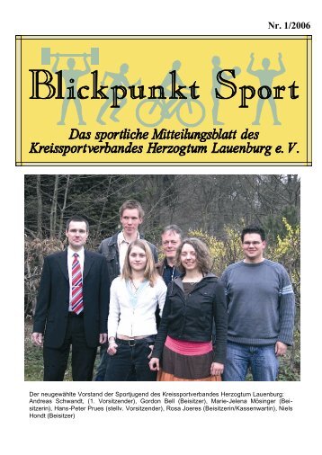 Blickpunkt Sport 1-2006 - Kreissportverband Herzogtum Lauenburg