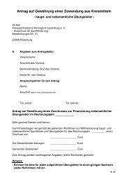 Antrag Zuschuss Ãbungsleiter - Kreissportverband Herzogtum ...