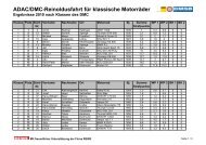 ADAC/DMC-Reinoldusfahrt für klassische Motorräder Ergebnisse ...