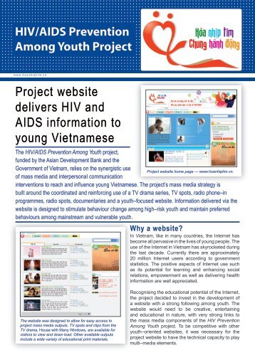 Project website delivers HIV and AIDS information to young ...