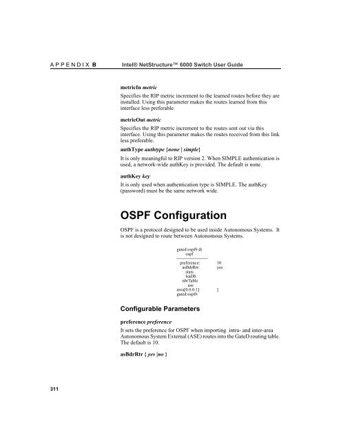 Intel® NetStructure™ 6000 Switch