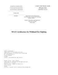 WSAN Architecture for Wildland Fire-Fighting