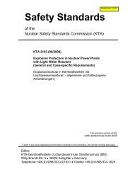 KTA 2103 (06/2000) Explosion Protection in Nuclear Power Plants ...