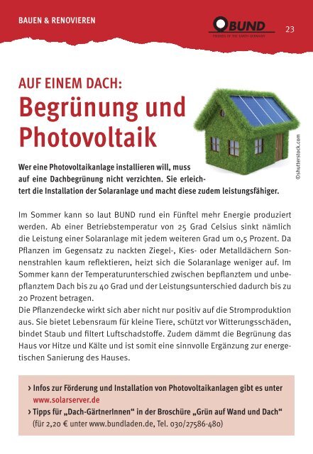 BUND Umwelt-Tipps Konstanz/Ravensburg 2014