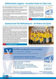 Raiffeisenbank Lenggries – ein starker Partner im Tölzer Land ...