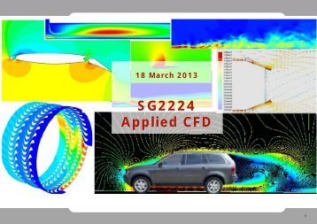 SG2224 Applied CFD