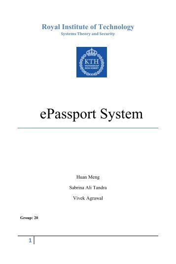 ePassport System - KTH