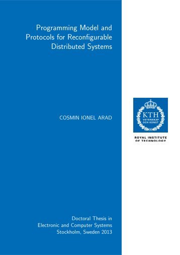 Programming Model and Protocols for Reconfigurable Distributed ...