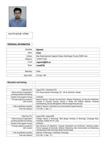 resume - KTH