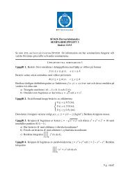 SF1626 Flervariabelanalys SEMINARIEUPPGIFT 3 lÃ¤sÃ¥ret 12/13 Se ...