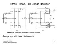 Three-Phase, Full-Bridge Rectifier - KTH