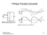 1-Phase Thyristor Converter - KTH