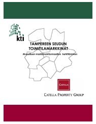 Liite 2: Tampereen seudun toimitilamarkkinat - KTI