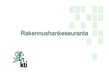 Rakennushankeseuranta - KTI