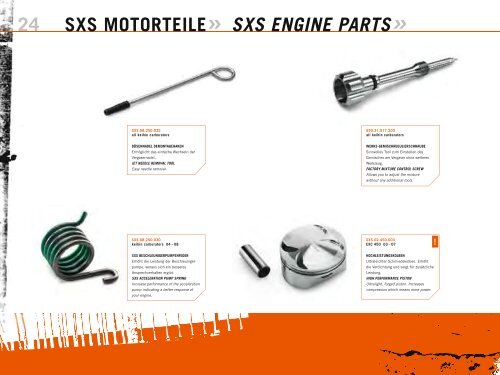 sxs engine parts - KTM
