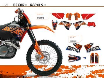 52 DEKOR» DECALS» - KTM