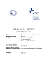 KTQ-QUALITÄTSBERICHT