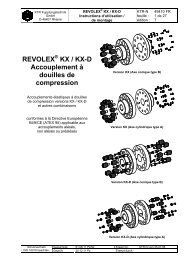 REVOLEX KX / KX-D Accouplement à douilles de compression