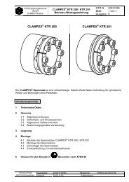 clampex ktr 200 clampex ktr 201 - KTR Kupplungstechnik GmbH