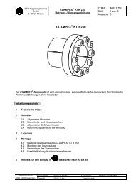 CLAMPEX KTR 250 - KTR Kupplungstechnik GmbH