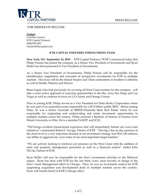 Read Pdf Ktr Capital Partners Read Pdf Ktr Capital Partners