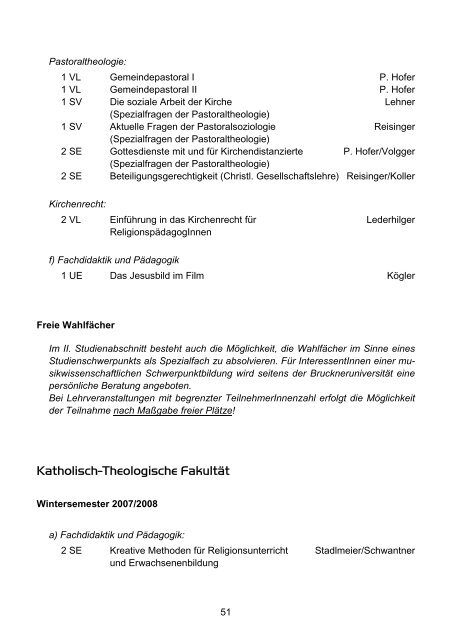 Katholisch-Theologische Privatuniversität Linz