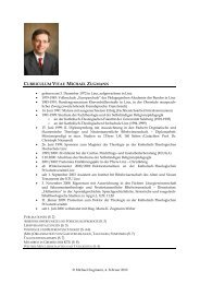 curriculum vitae michael zugmann - Katholisch-Theologische ...