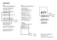 Jahresplan 2010 - Kreisturnverband Steinburg eV