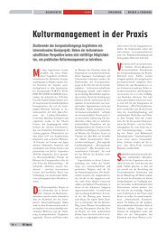 Kulturmanagement in der Praxis