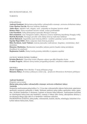 anotacija (pdf) - KlaipÄdos universitetas