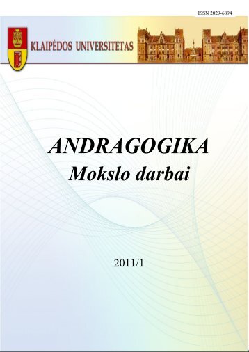 ANDRAGOGIKA - KlaipÄdos universitetas