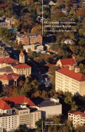 KU Alumni Association 2009 Annual Report