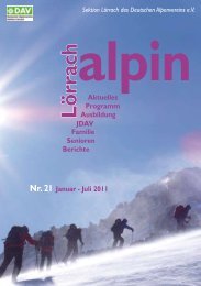 Alpin - DAV Sektion Lörrach