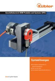 OEM Systeme - Fritz Kübler GmbH Zähl- und Sensortechnik