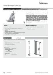 Data sheet - Fritz Kübler GmbH