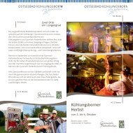 Programm Flyer - Ostseebad Kühlungsborn