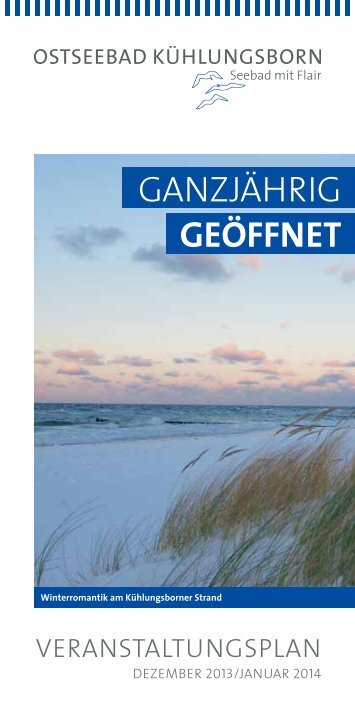 GANZJÄHRIG GEÖFFNET - Ostseebad Kühlungsborn