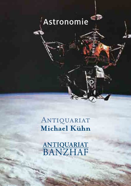 Astronomie Catalogue - Antiquariat - Michael Kühn