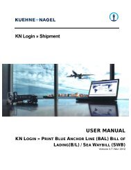 User Manual Print Blue Anchor Line - Bill of Lading