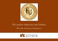 Wir machen Auktionen zum Erlebnis - Fritz Rudolf Künker