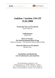 Auktion / Auction 134-135 31.01.2008 - Fritz Rudolf Künker