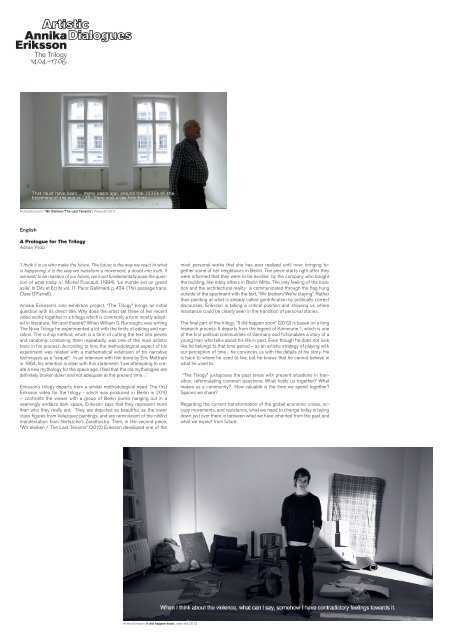 Annika Eriksson and Adnan Yildiz in conversation (English/pdf)