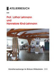 Atelierbesuch bei Prof. Lothar Lehmann und ... - KÃ¼nstlerseelsorge